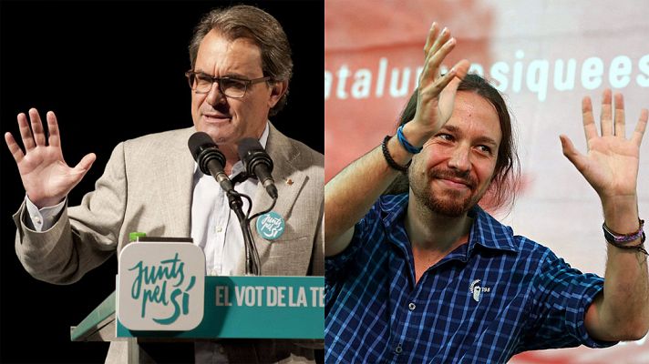 Telediario 1 - La suspensión por el TC de la Agencia Tributaria catalana entra en la campaña