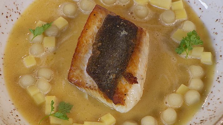 Torres en la cocina - Gallo con salsa Meunière