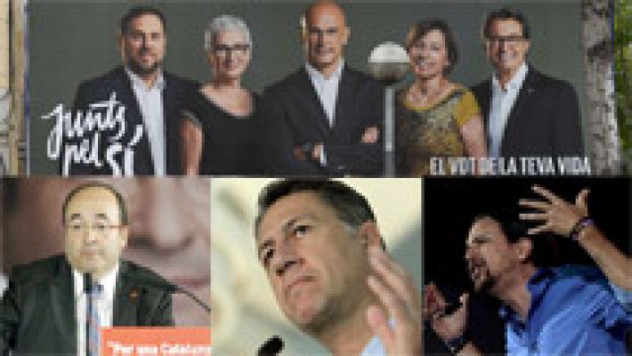 Elecciones catalanas: Unos candidatos piden independencia, otros hacerle frente con firmeza y otros hablar de temas diferentes