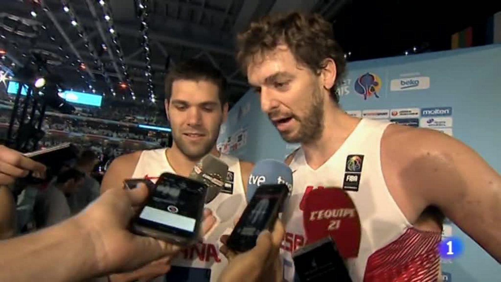 Telediario 1: Pau Gasol: "Con este espíritu se puede ganar a cualquiera" | RTVE Play