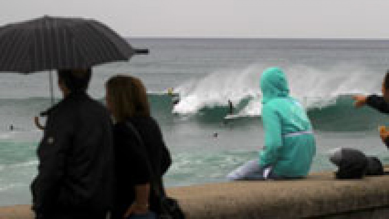 El tiempo: Temporal de lluvia, viento y mar en el noroeste peninsular | RTVE Play