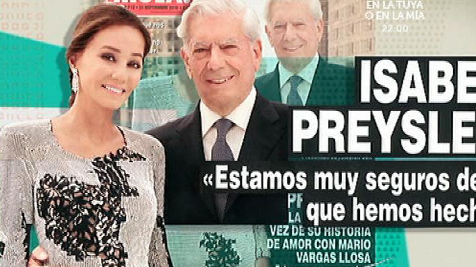 Isabel Preysler y Mario Vargas-Llosa, felices