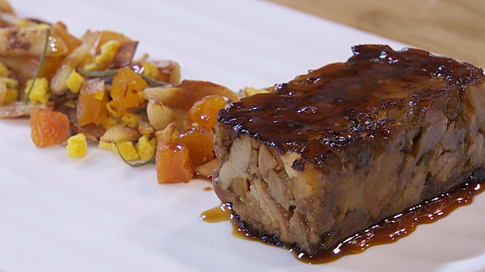 Receta de Terrina de cuello de cordero