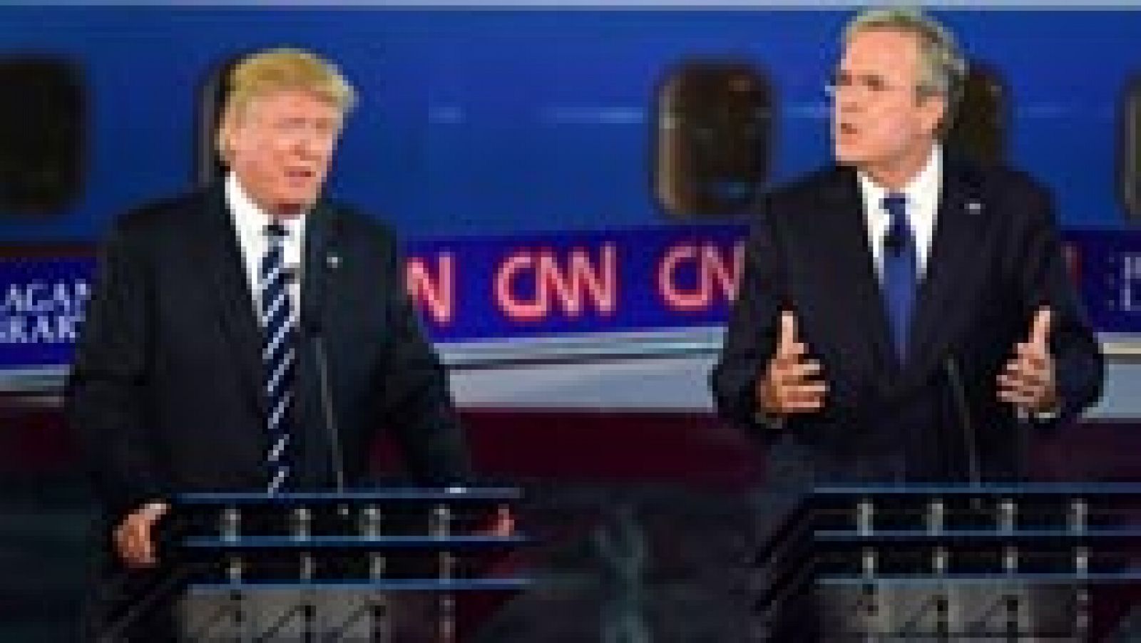 Telediario 1: Trump se desinfla en el segundo debate republicano  | RTVE Play