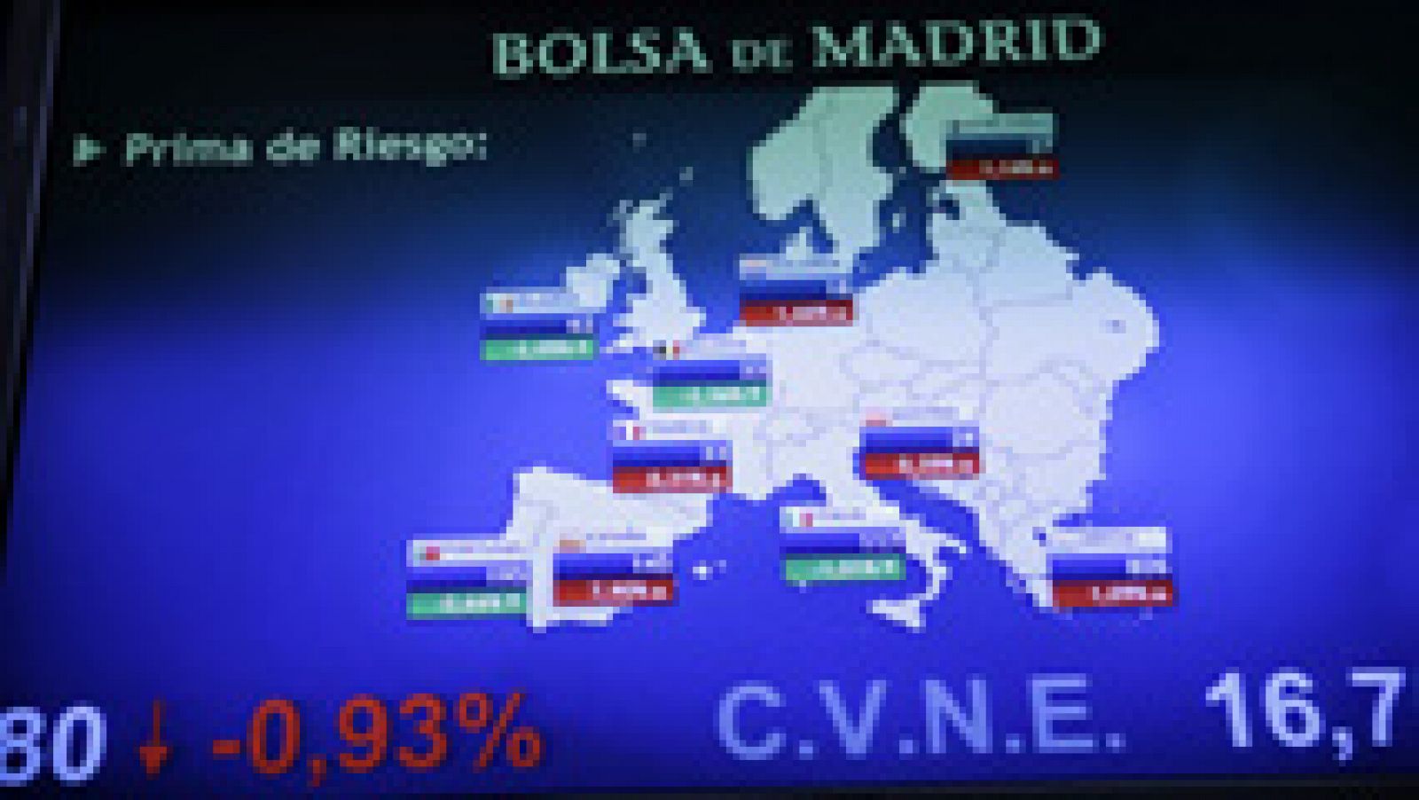 Telediario 1: La prima de riesgo de España sube por la incertidumbre electoral | RTVE Play