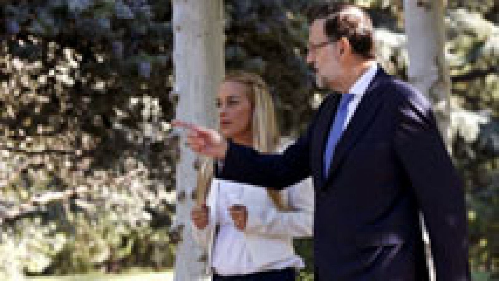 Telediario 1: Rajoy recibe en la Moncloa a la esposa de Leopoldo López | RTVE Play