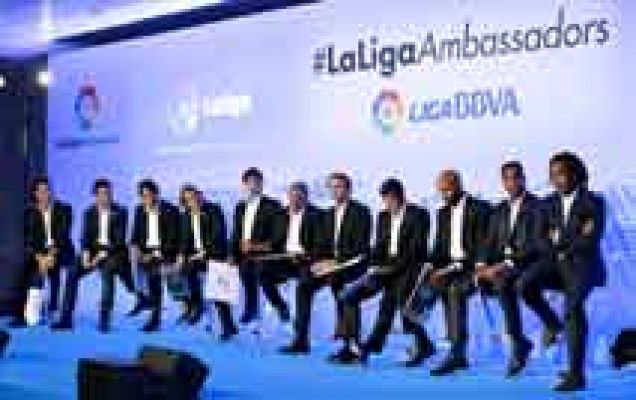 Telediario 1 - La Liga presenta a sus nuevos embajadores