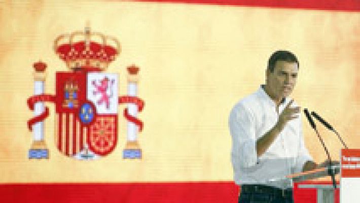 Telediario 1 - La declaración de la Comisión Europea centra los actos de la campaña electoral en Cataluña