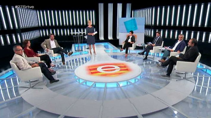 Debate electoral de Cataluña. Candidatos al 27-S