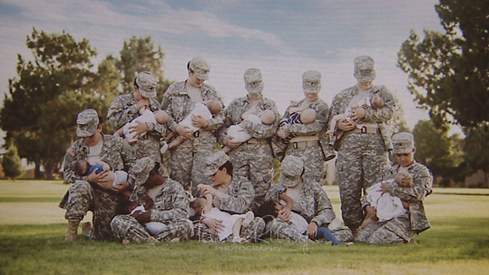 Adaptación de la maternidad a las fuerzas armadas norteamericanas