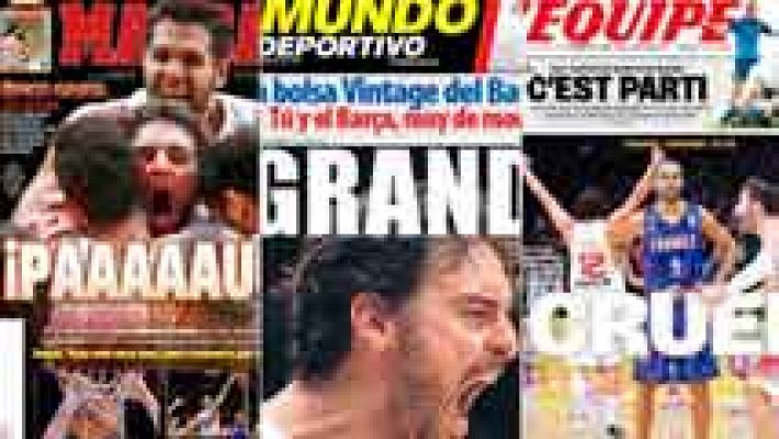 Prensa y redes sociales, rendidas a Gasol