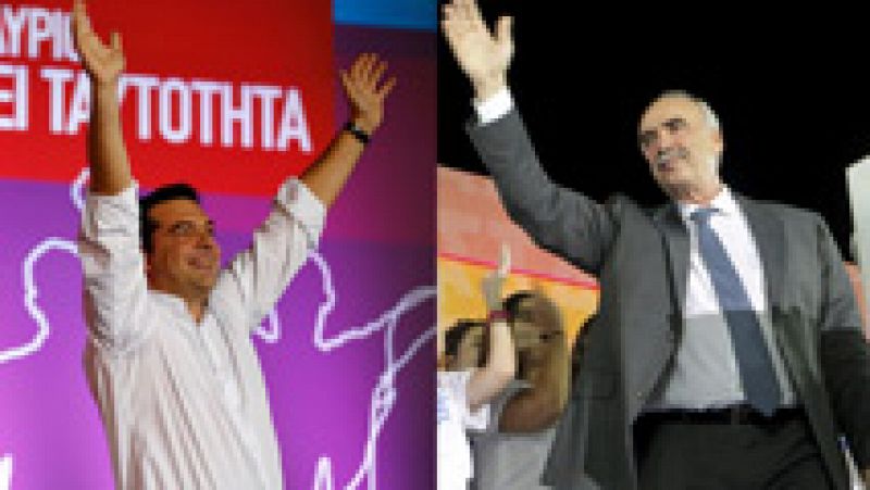 Finaliza la campaa de las elecciones griegas con un empate en los sondeos 