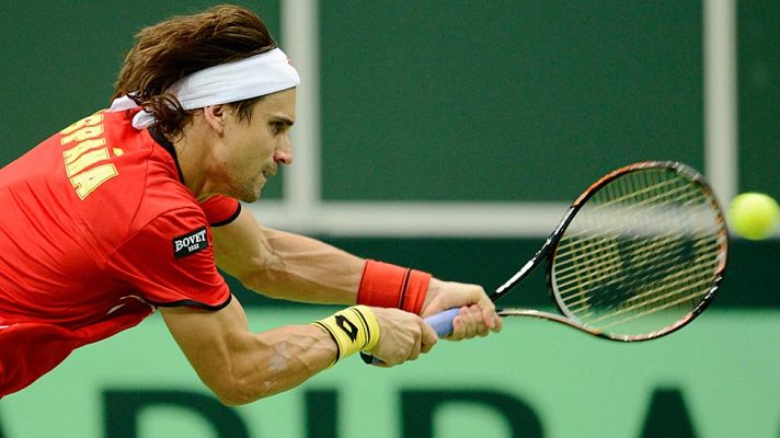 Telediario 1 - Nadal y Ferrer dejan encaminada la permanencia en el Grupo I de la Davis