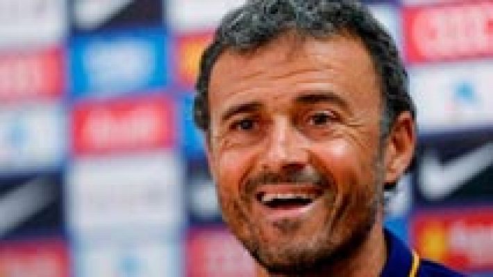 Telediario 1 - Luis Enrique: "Tiro de la cantera por narices"