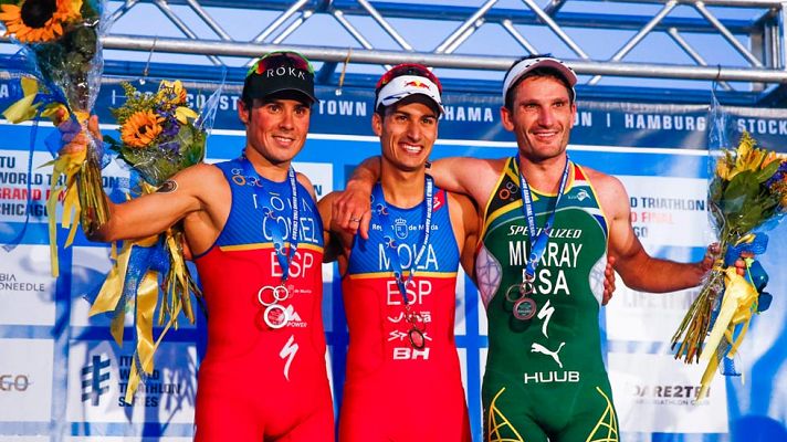 Telediario 1 - Javier Gómez Noya hace historia y logra su quinto título mundial en Chicago