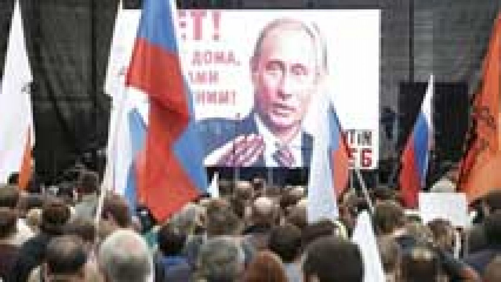 Telediario 1: Marcha en Rusia contra las políticas de Putin | RTVE Play