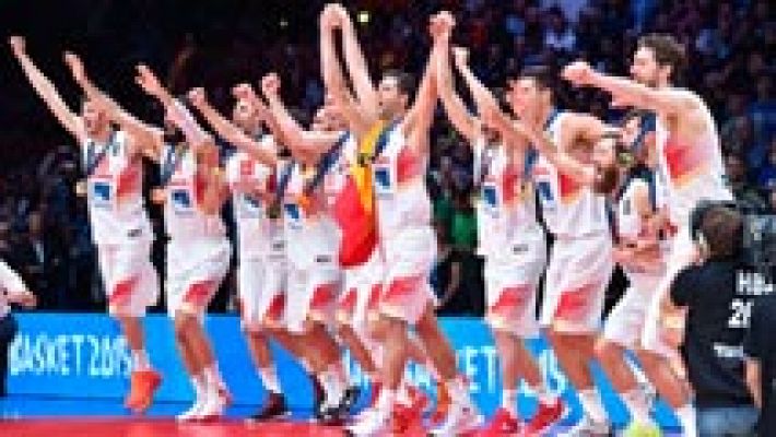 Telediario 1 - La generación de oro del basket español se lleva el Eurobasket 2015