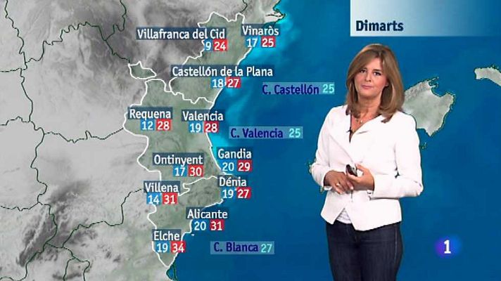 L'informatiu - Comunitat Valenciana - El tiempo en la Comunidad Valenciana - 21/09/15