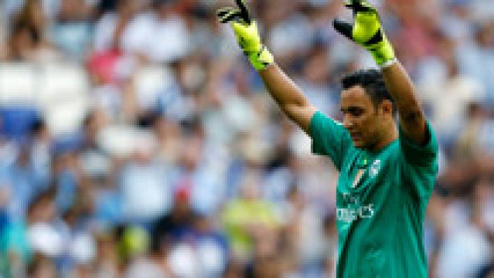 Telediario 1 - Keylor Navas: "No subí al avión pero me vi cerquita"