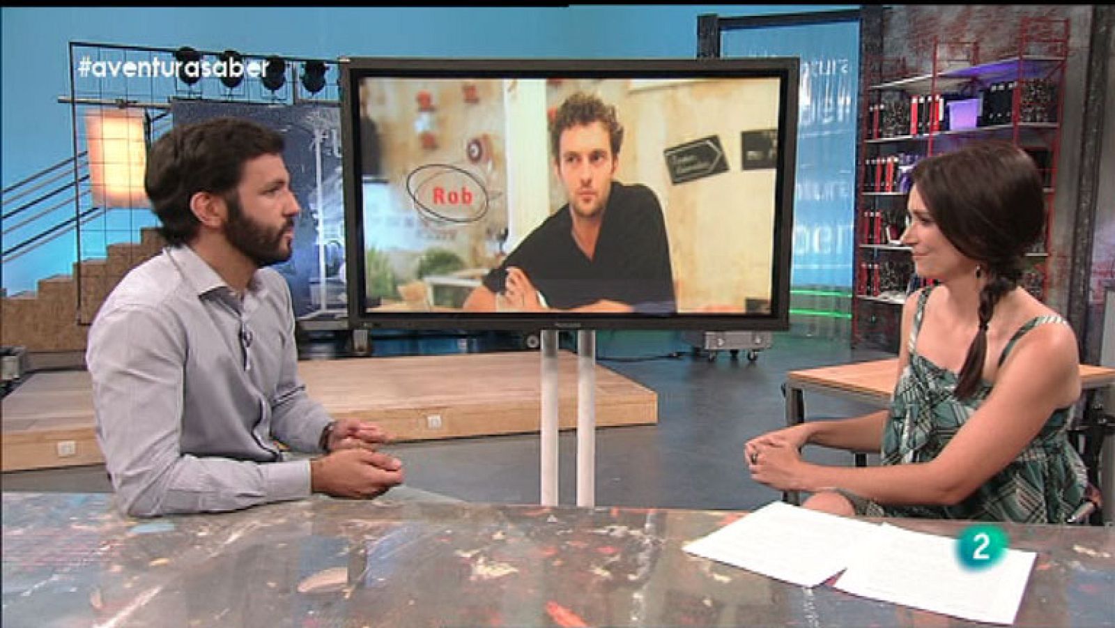 La Aventura del Saber. Guillermo Sanz. English Café