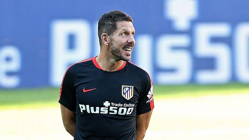 Simeone atendió a María Escario