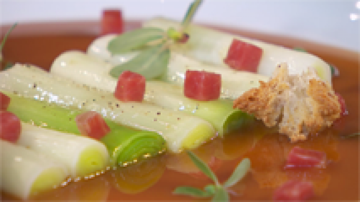 Torres en la cocina - Receta de salsa de jamón con puerros