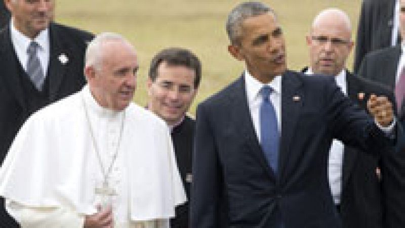 El Papa Francisco se reúne con Obama y canonizará a un fraile español