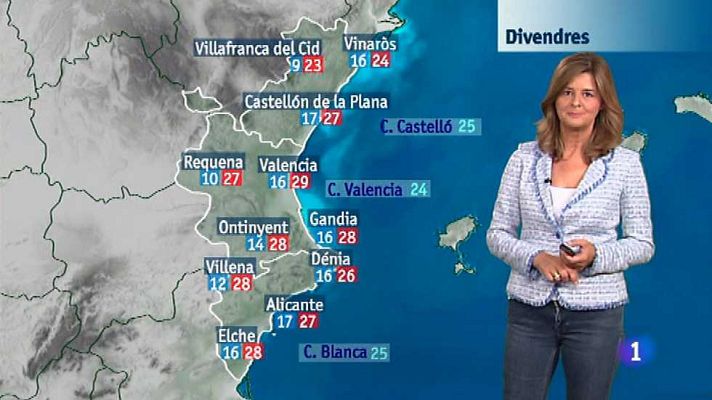 L'informatiu - Comunitat Valenciana - El tiempo en la Comunidad Valenciana - 24/09/15