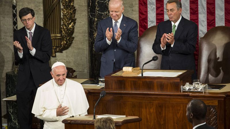 El papa  Francisco pide en el Congreso de EE.UU. el fin de la pena de muerte