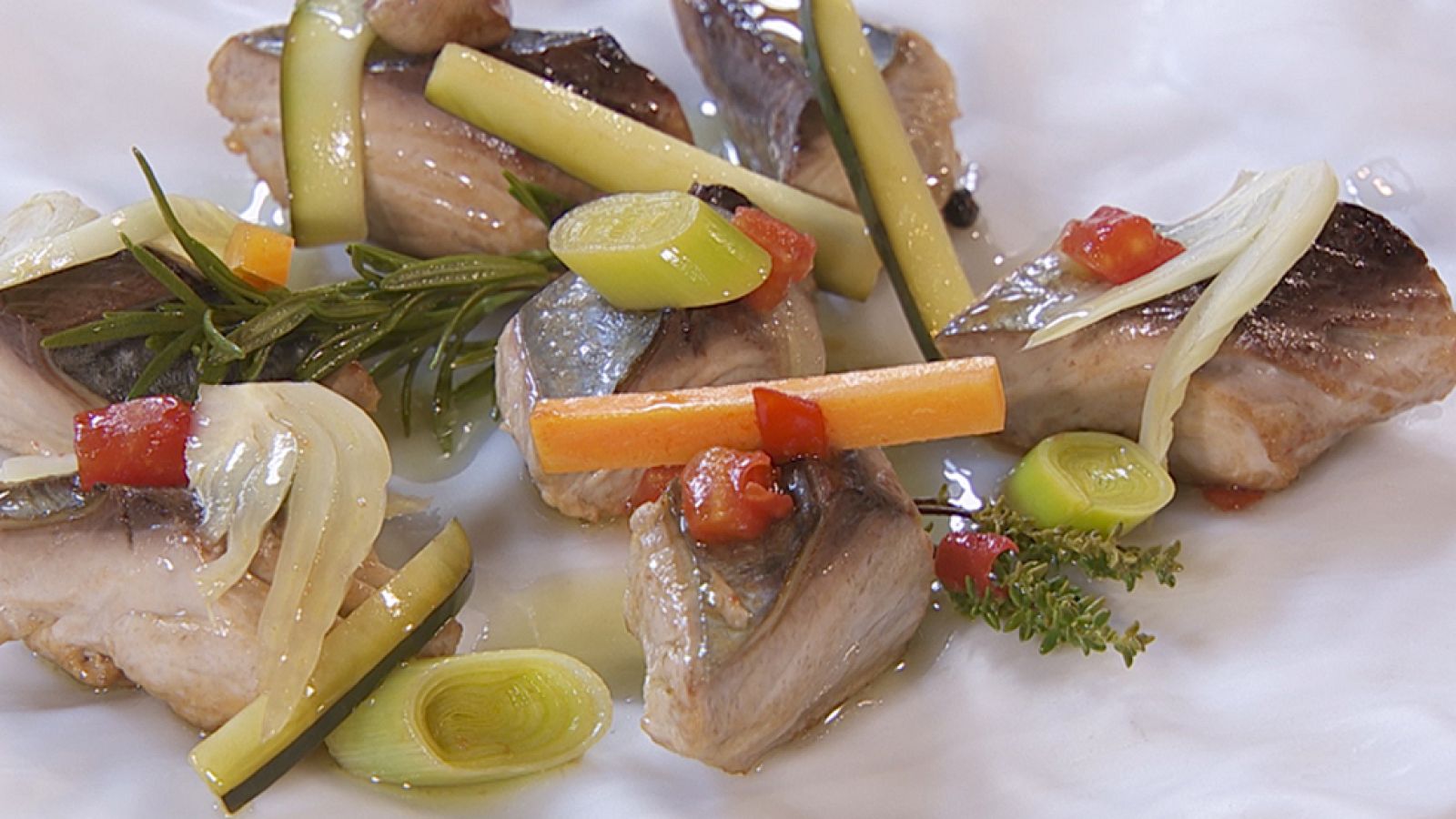 Receta de bonito escabechado