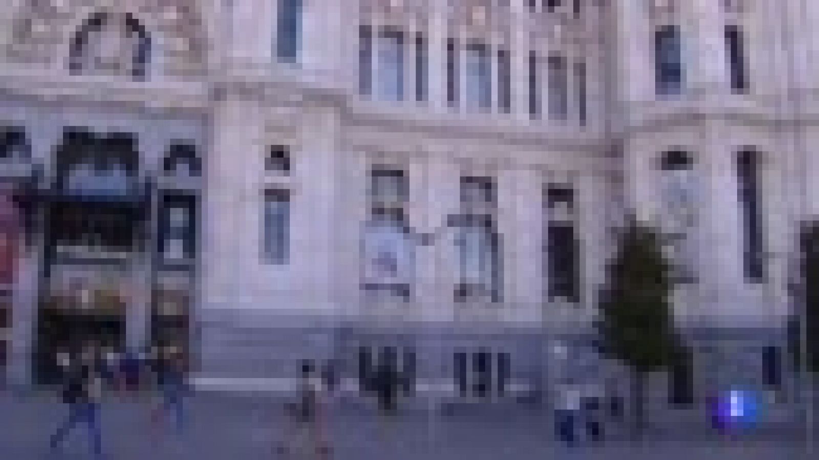 Desalojo en el palacio de Cibeles