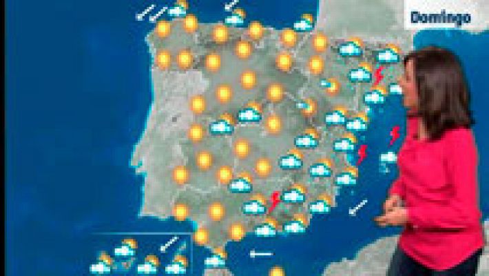 El tiempo - Lluvias fuerte y tormentas en el área mediterránea