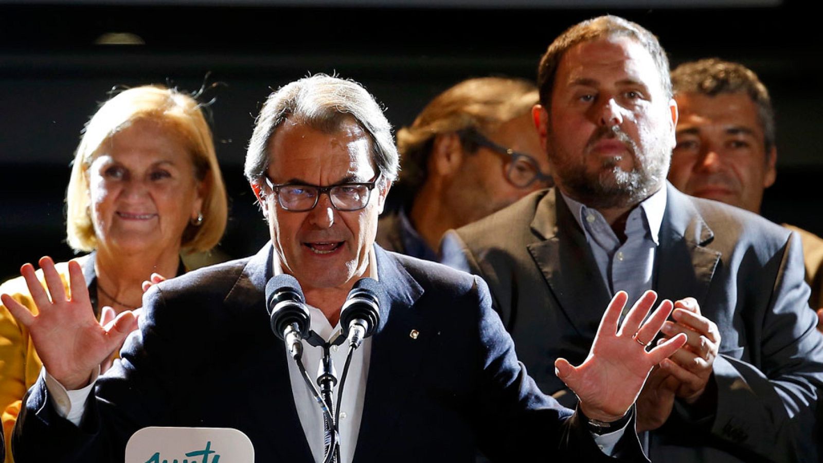Artur Mas: "Ha ganado el sí y la democracia, dos victorias en una",