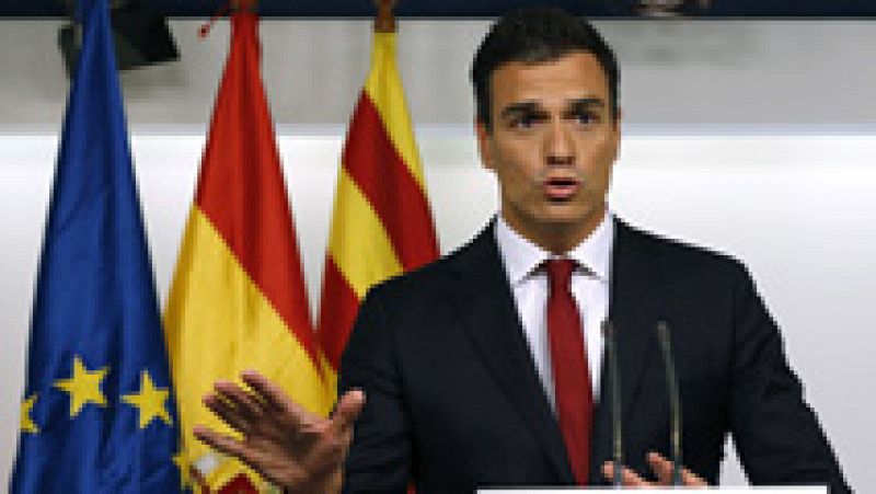 Pedro Sánchez: "hay una mayoría de catalanes y catalanas que no quiere la independencia"