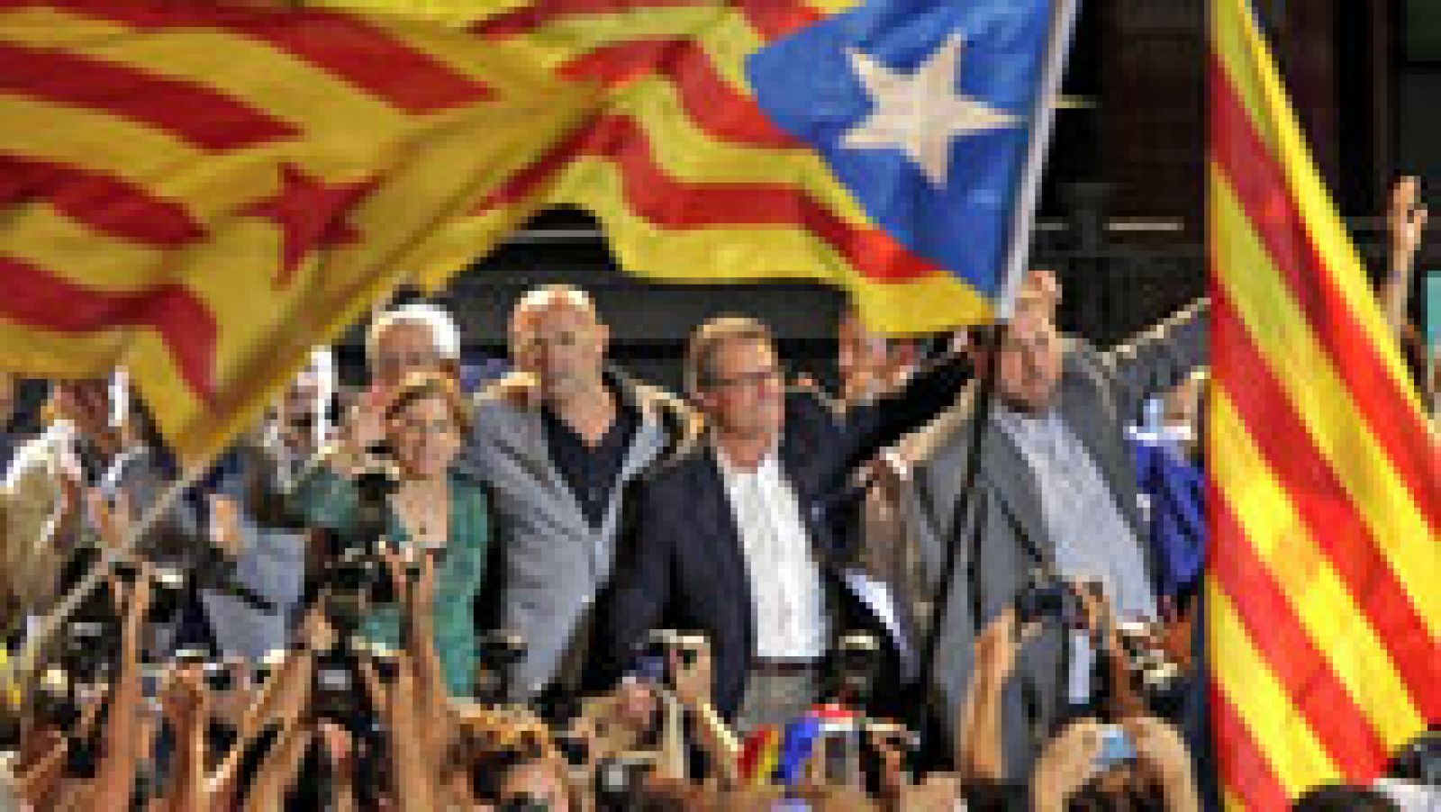 Los independentistas de Junts pel Sí y la CUP suman la mayoría absoluta de escaños pero no de votos 