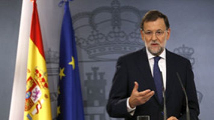 Rajoy ofrece diálogo pero dentro de la ley