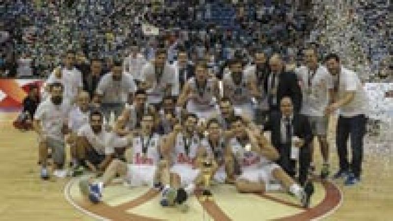 El Madrid de baloncesto ya tiene en casa su 'repóker' de títulos