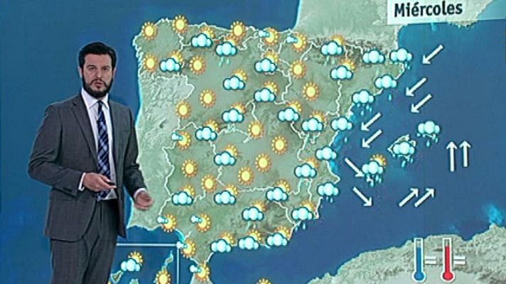 El tiempo - Alerta naranja por temporal en la costa mediterránea y Baleares