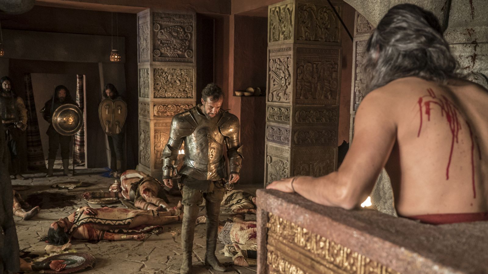 Carlos, Rey Emperador - Los españoles arrasan Tenochtitlan | Ver