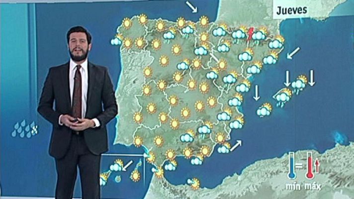 El tiempo - Alerta por viento en Baleares y por lluvia en la costa catalana
