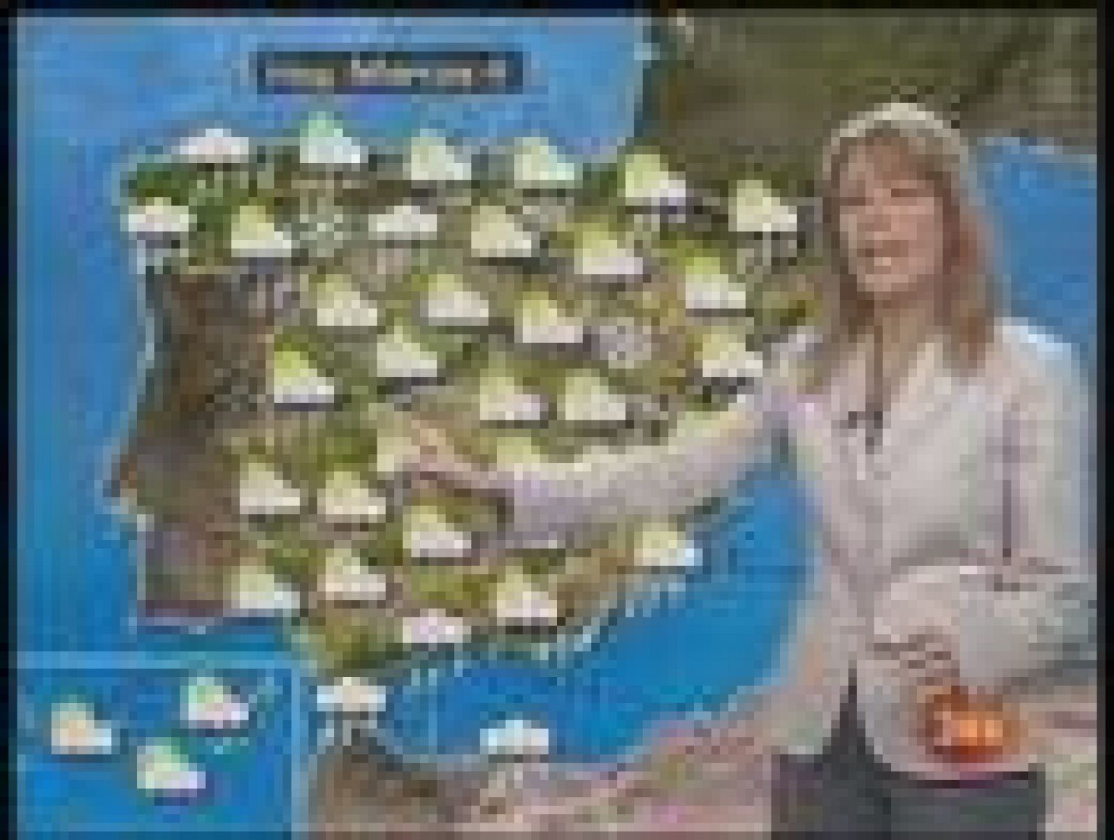 Este martes se esperan nubes y lluvias en casi toda España y temperaturas sin grandes cambios.