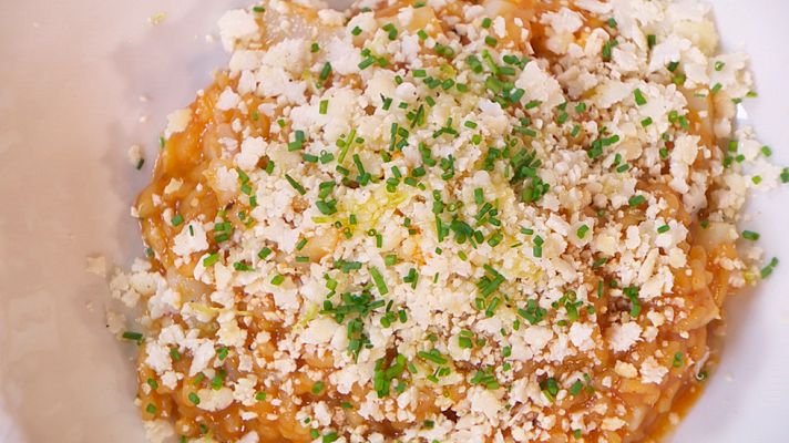 Torres en la cocina - Arroz meloso de coliflor y bacalao