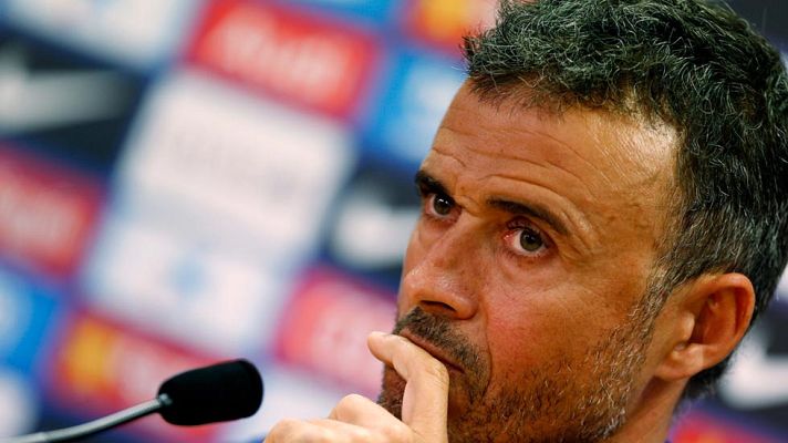 Telediario 1 - Luis Enrique: "Hay cansancio acumulado, es un partido complicado"