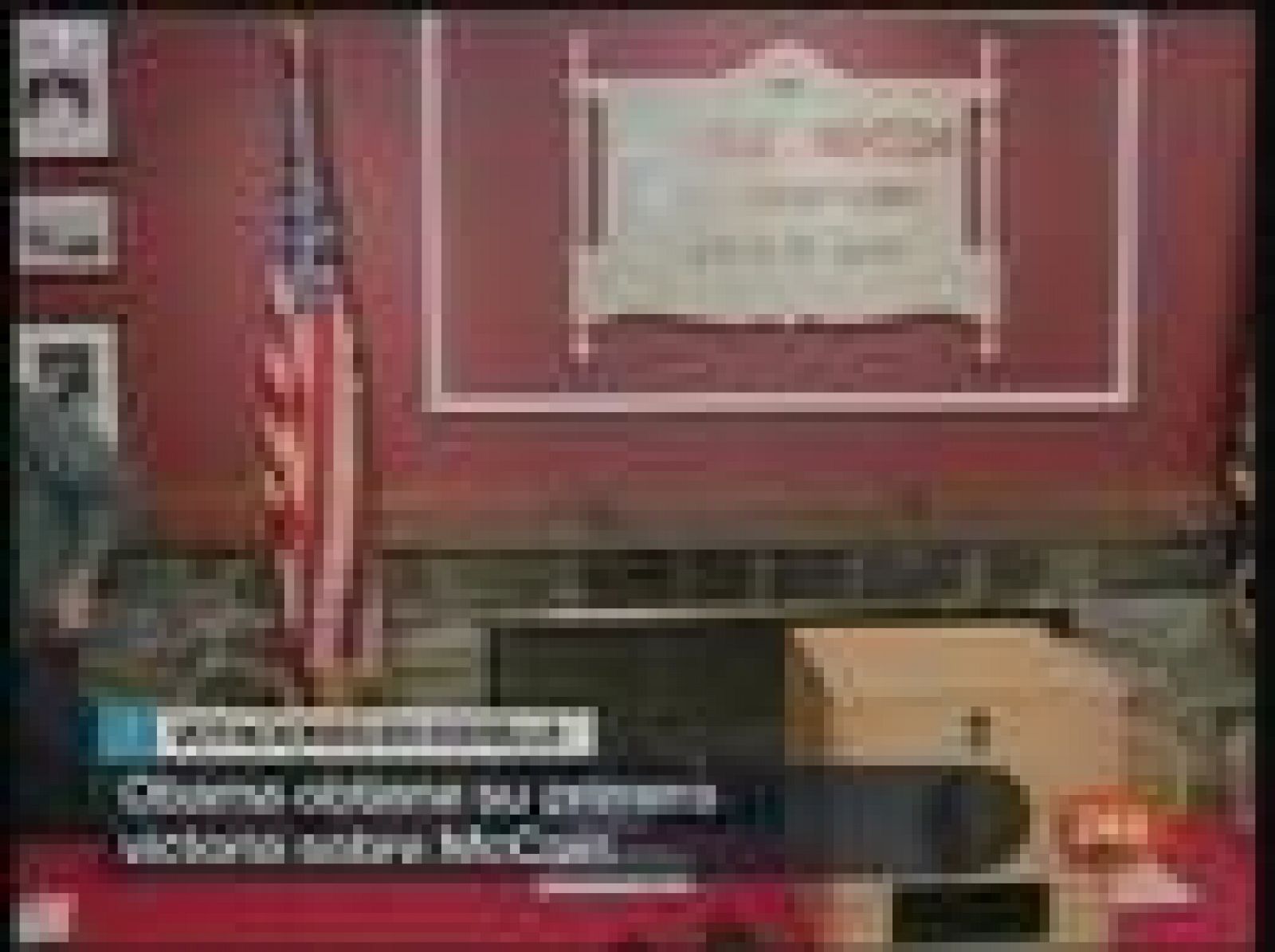 El candidato demócrata, Barack Obama, ha ganado en dos pequeños pueblos de Nueva Hampshire,en los que han votado 28 electores en total.