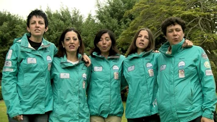 Telediario 1 - Cinco mujeres con cáncer de mama escalan el Kilimanjaro