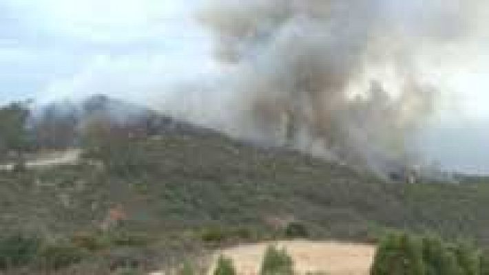 Incendio forestal en Ceuta