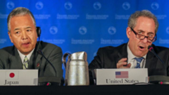 Telediario 1 - Estados Unidos cierra un acuerdo comercial con once países