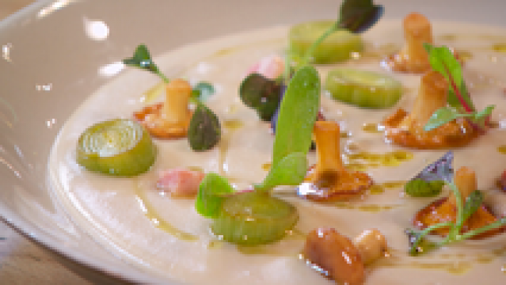 Torres en la cocina - Crema fría de pochas