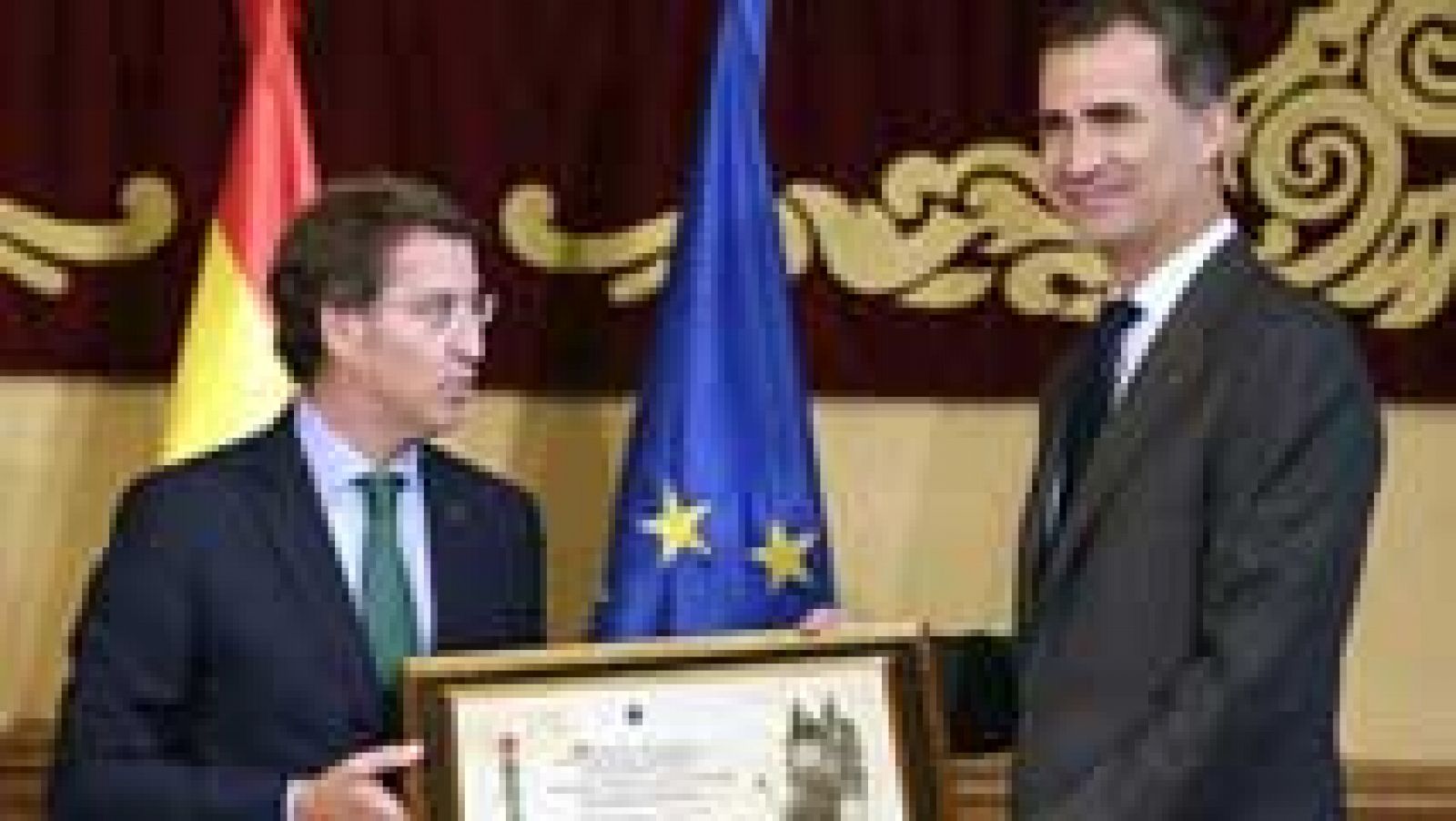 Telediario 1: El rey recibe el título de embajador de honor del Camino de Santiago | RTVE Play