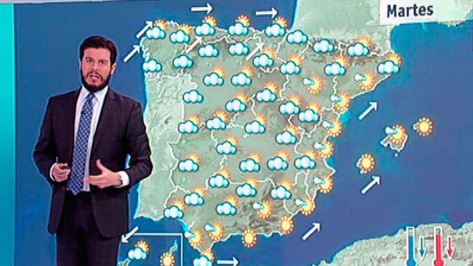 Las temperaturas descienden este miércoles con lluvias débiles en el norte peninsular